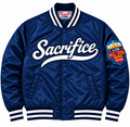 SACRIFICE SATIN VARSITY JACKET