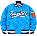 SACRIFICE SATIN VARSITY JACKET